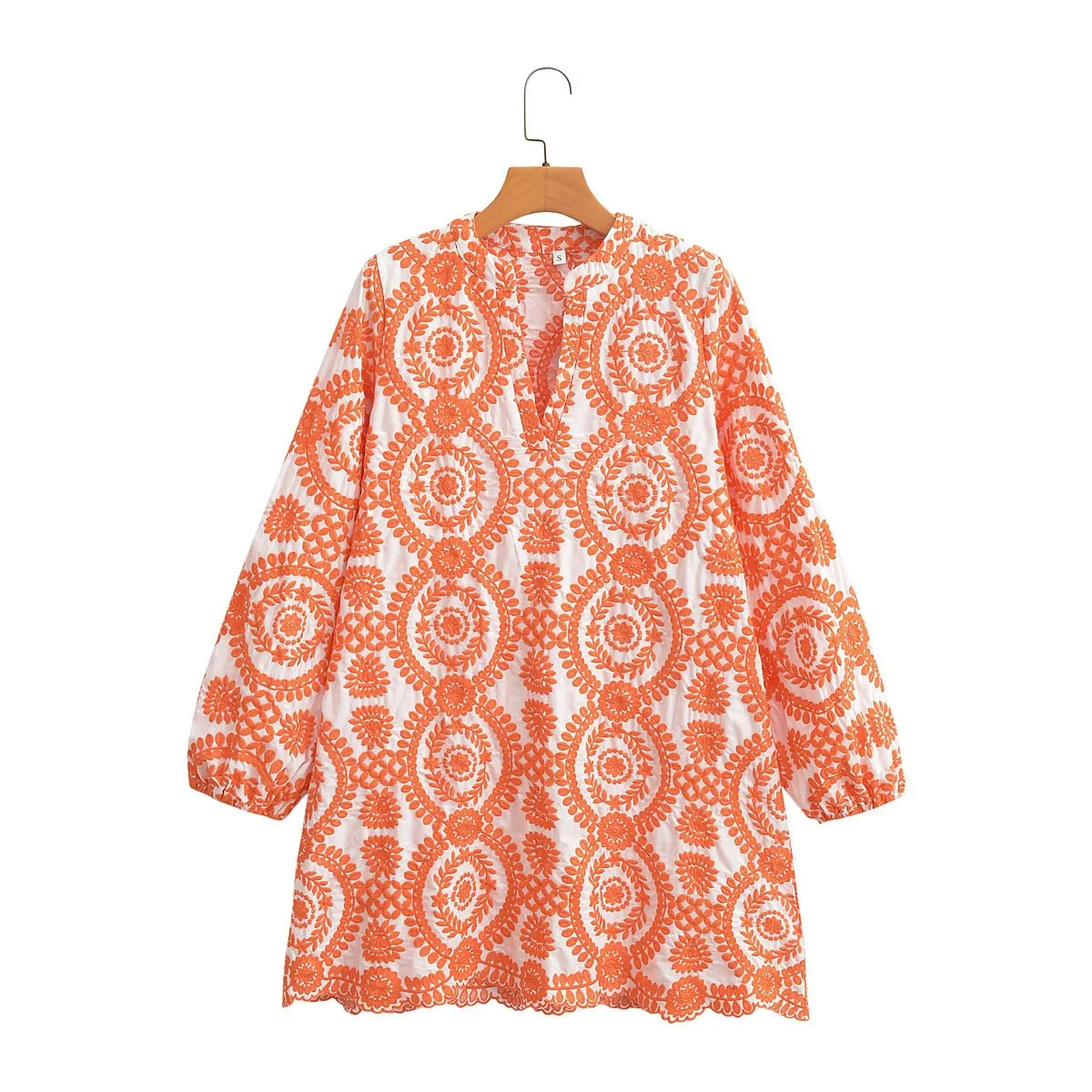 Irina - Robe de printemps brodée en vrac
