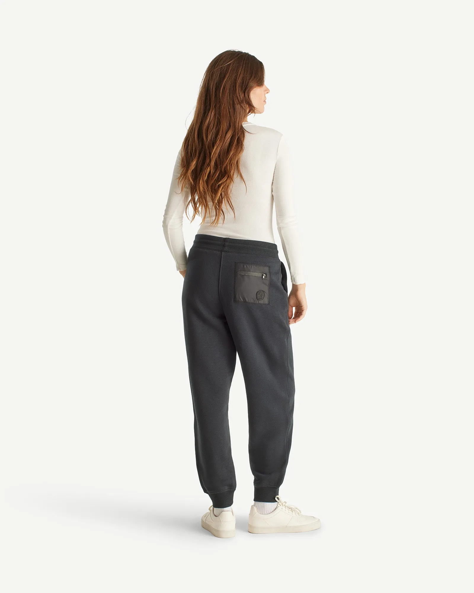 Iris cotton joggers Black