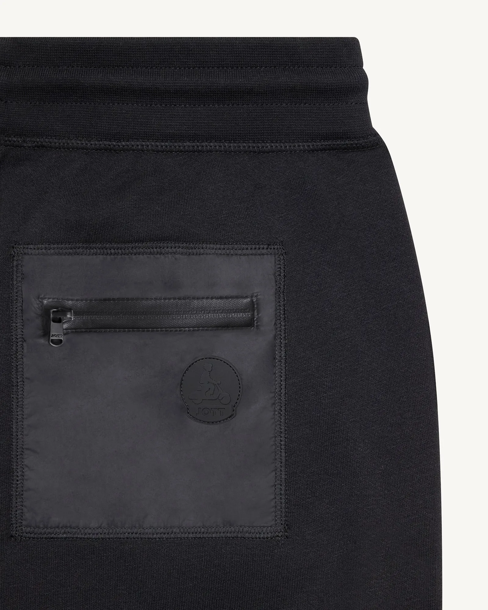 Iris cotton joggers Black