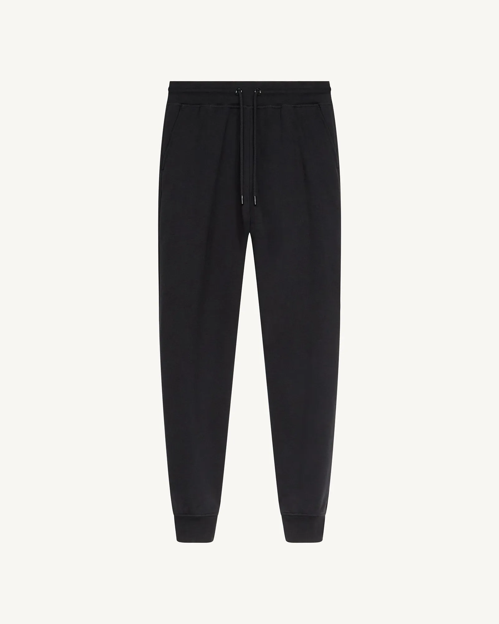 Iris cotton joggers Black