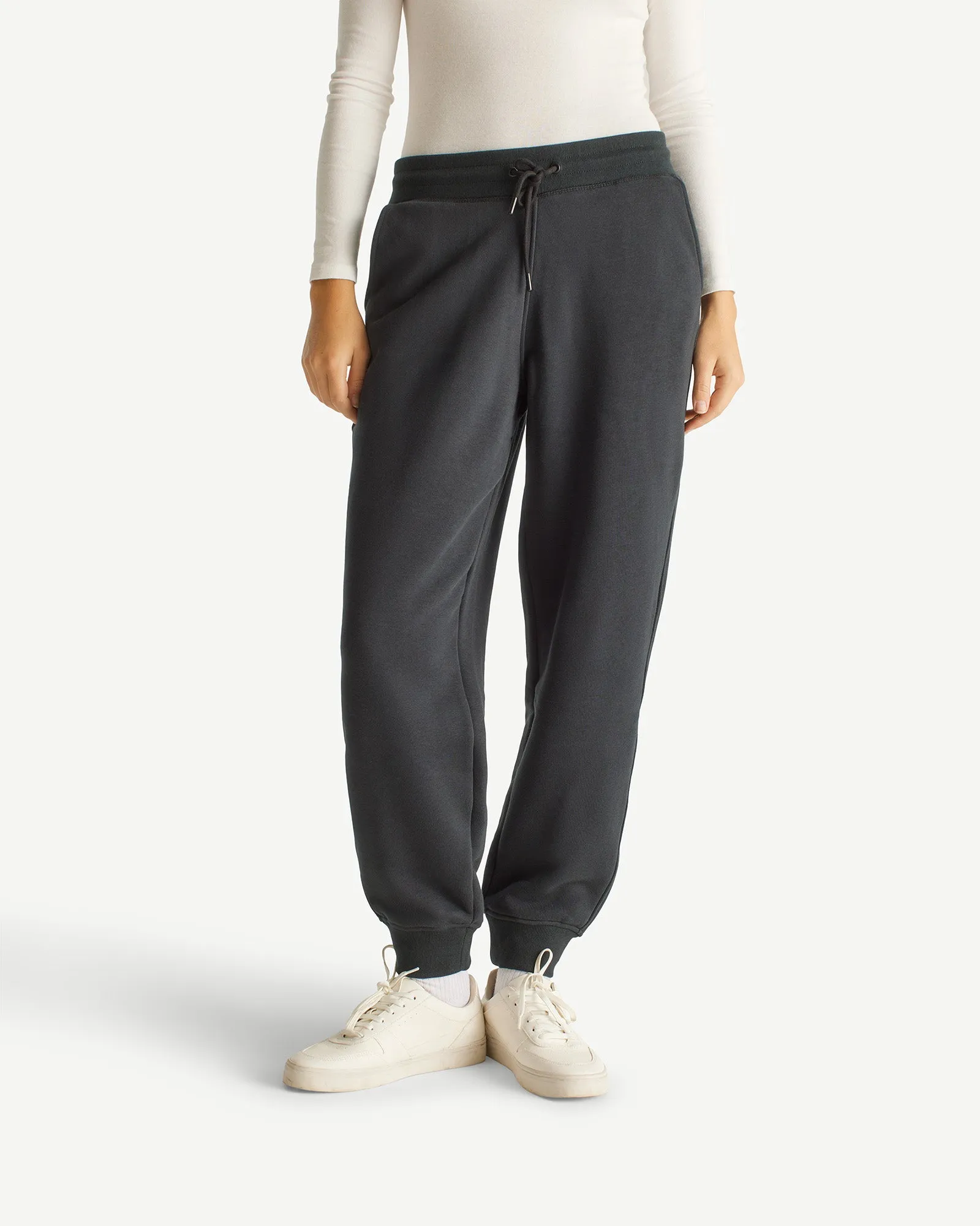 Iris cotton joggers Black