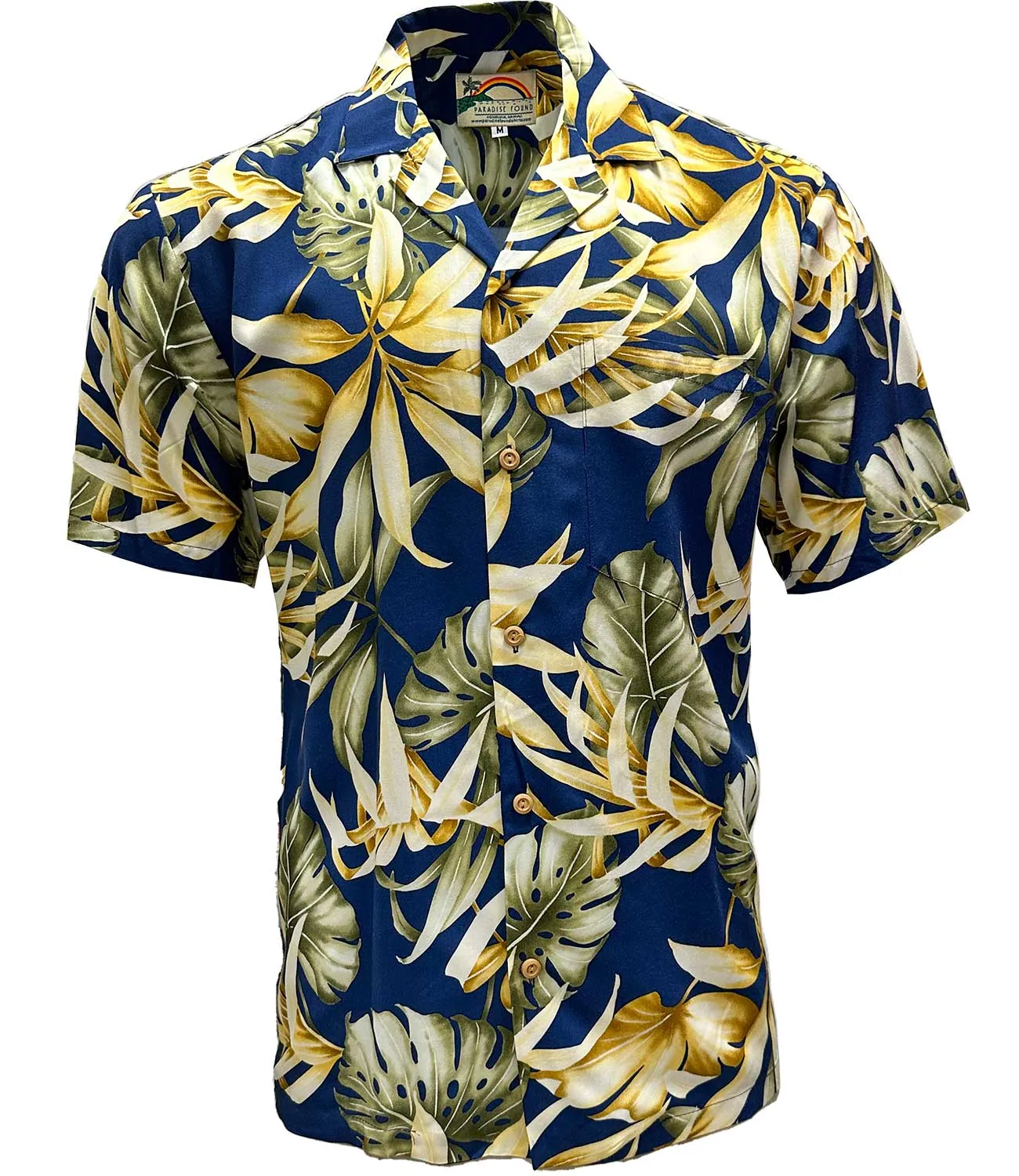 Island Rainforest Navy Hawaiian Shirt
