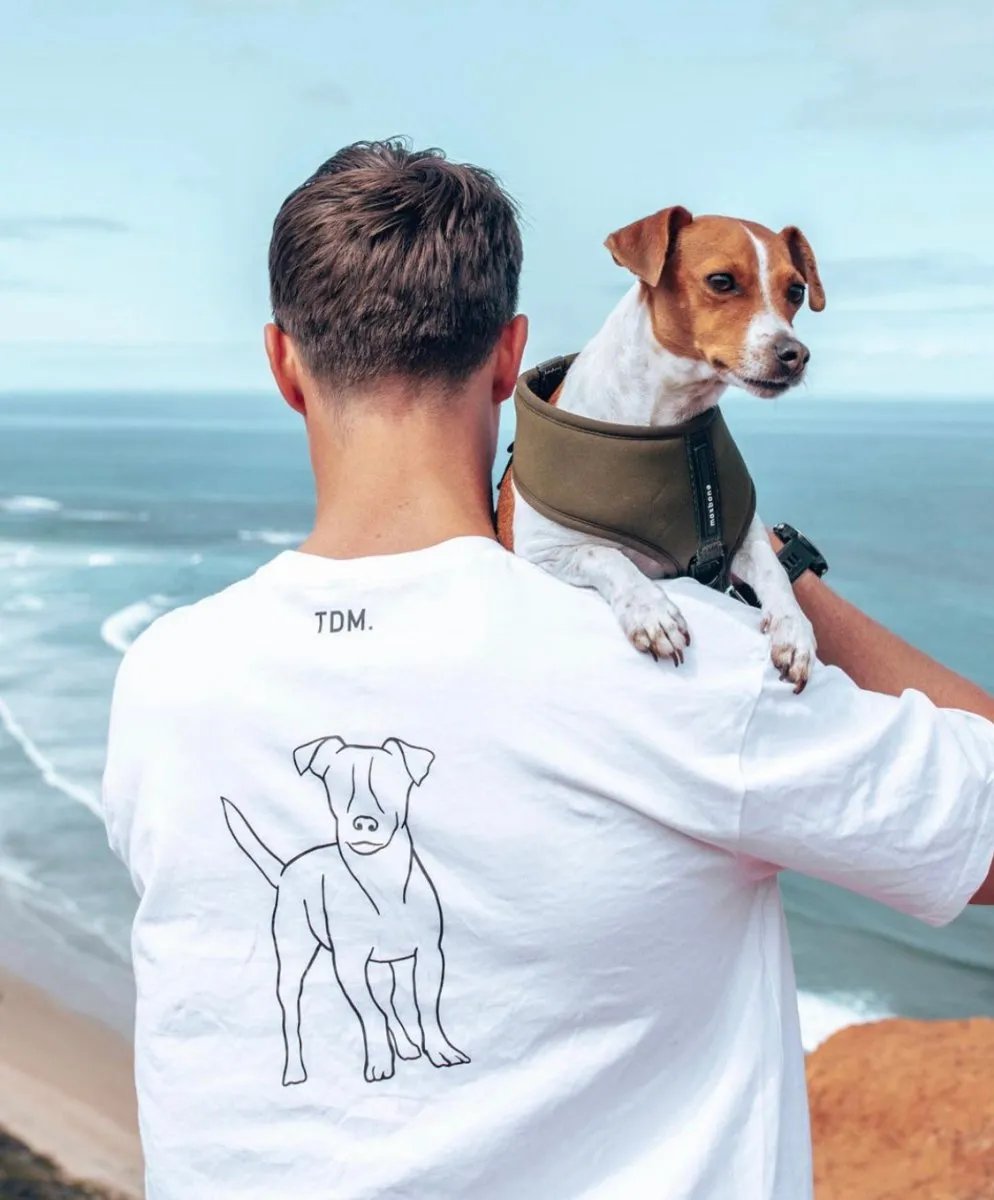 Jack Russell Dad Illustration: T-Shirt