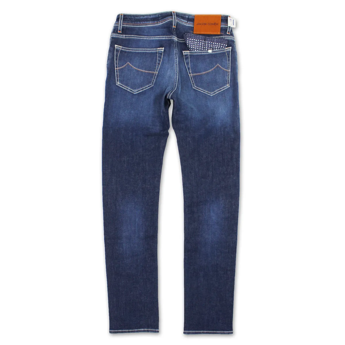 Jacob Cohen - J622 Comf Tan Badge Jeans in Mid Wash