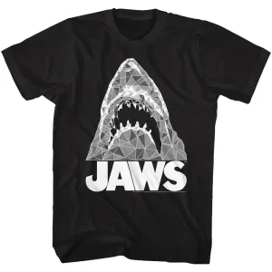 Jaws Geometric Sharks Men's T-Shirt