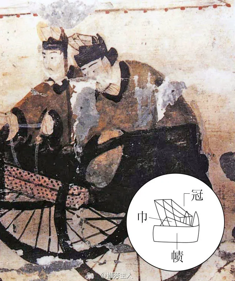 Jieze 介帻 Eastern Han Dynasty Men's Civil Servant Hat