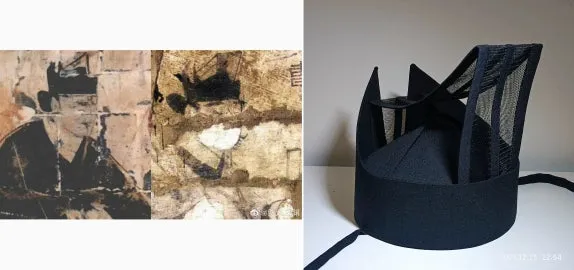 Jieze 介帻 Eastern Han Dynasty Men's Civil Servant Hat
