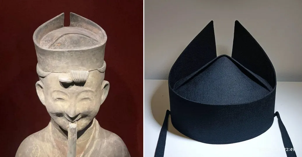 Jieze 介帻 Eastern Han Dynasty Men's Civil Servant Hat