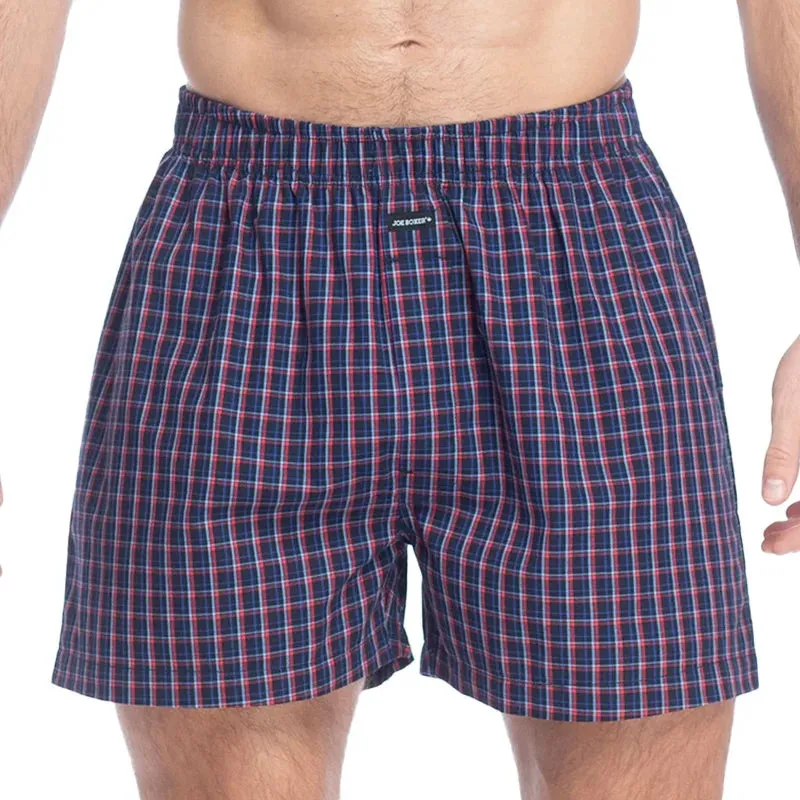 Joe Boxer Men's Small Patch Poplin Boxer