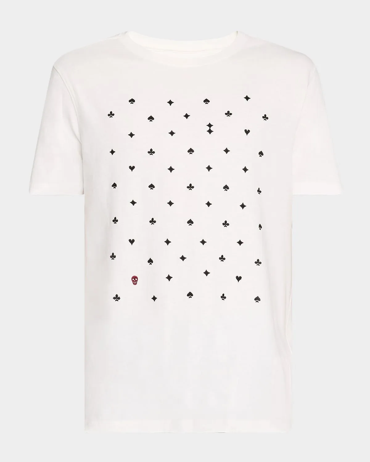 John Varvatos Mens Regular fit Short Sleeve T-Shirt Shirt Small White
