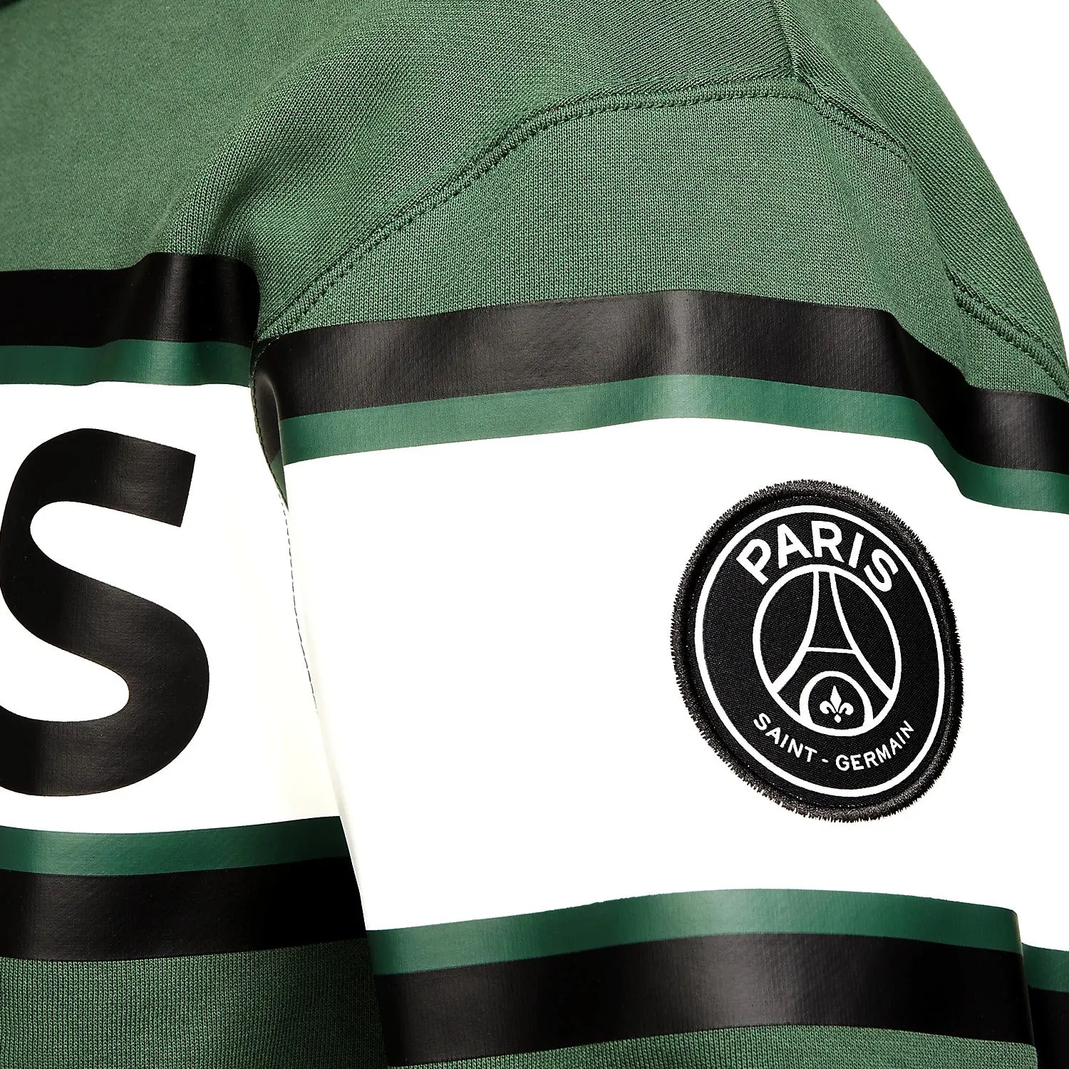 Jordan x PSG green Casual Fleece presentation tracksuit 2021/22 - Jordan