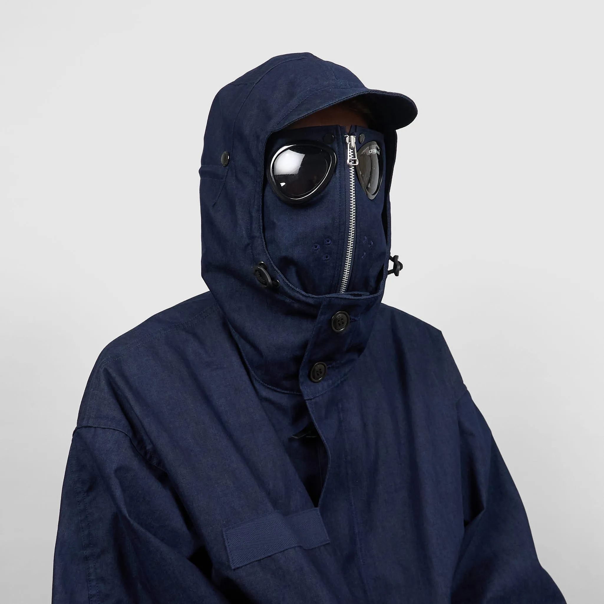 Junya Watanabe Man x C.P. Company Functional Denim Outdoor Goggle Parka