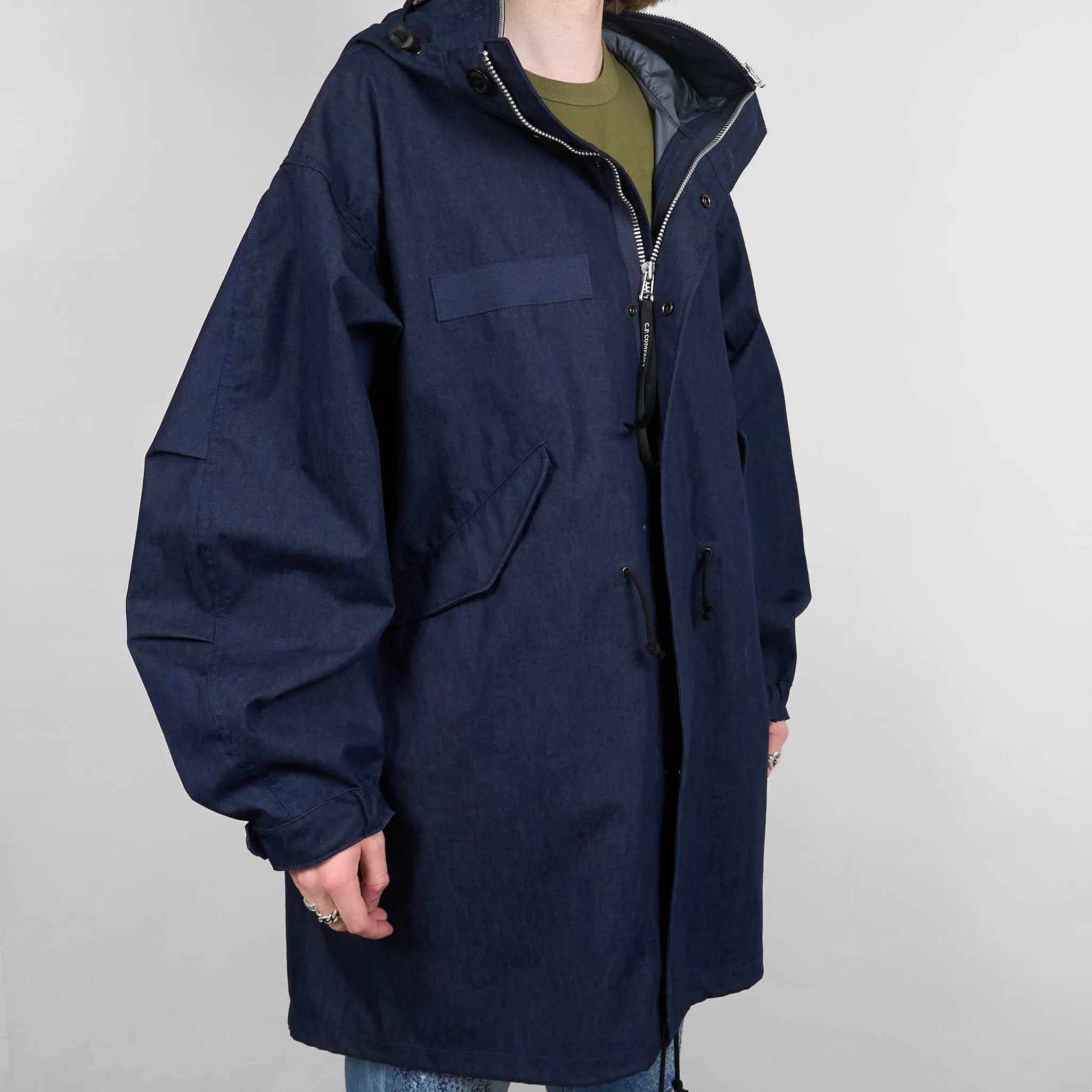 Junya Watanabe Man x C.P. Company Functional Denim Outdoor Goggle Parka