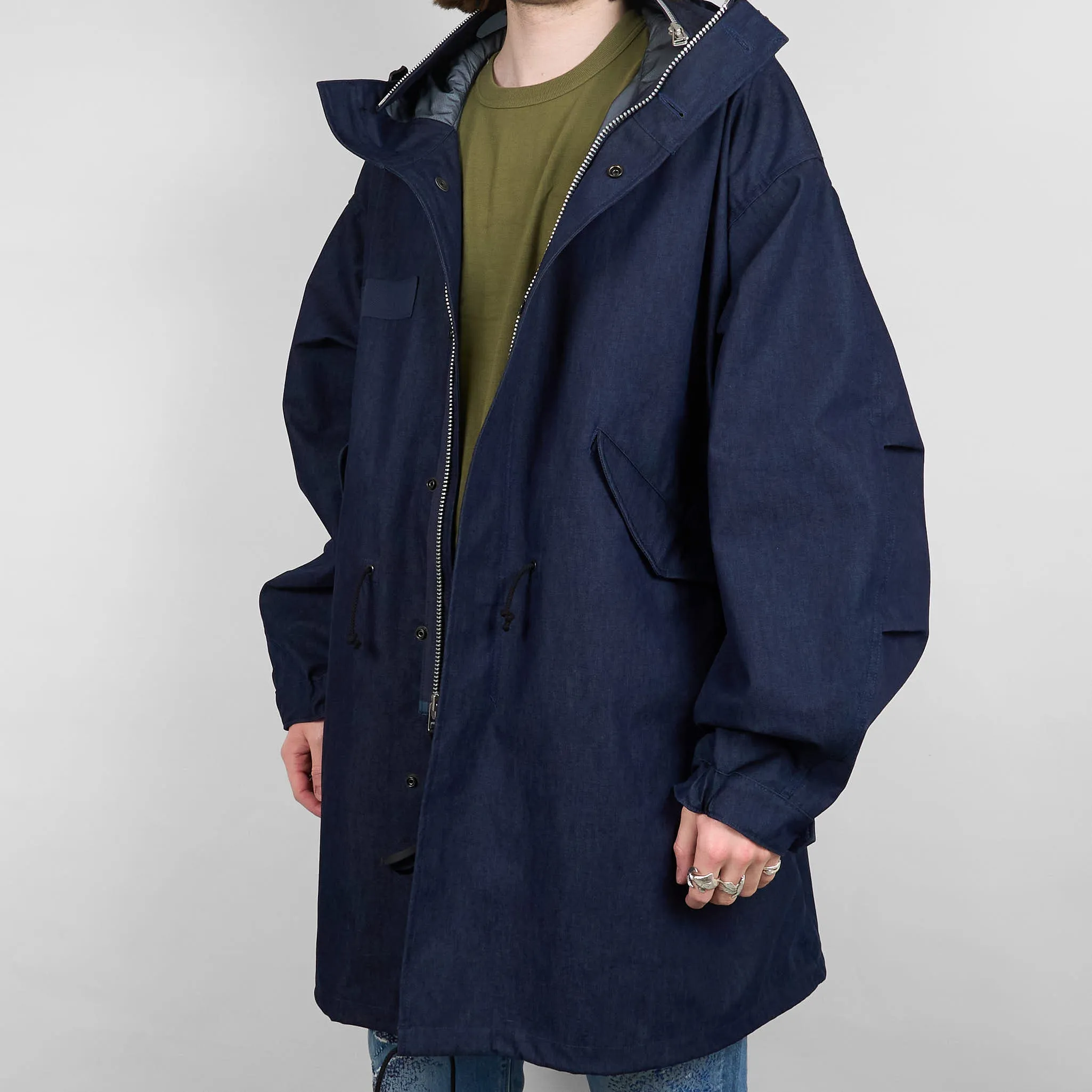 Junya Watanabe Man x C.P. Company Functional Denim Outdoor Goggle Parka