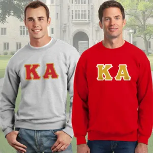 Kappa Alpha 9oz. Crewneck Sweatshirt, 2-Pack Bundle Deal - G120 - TWILL