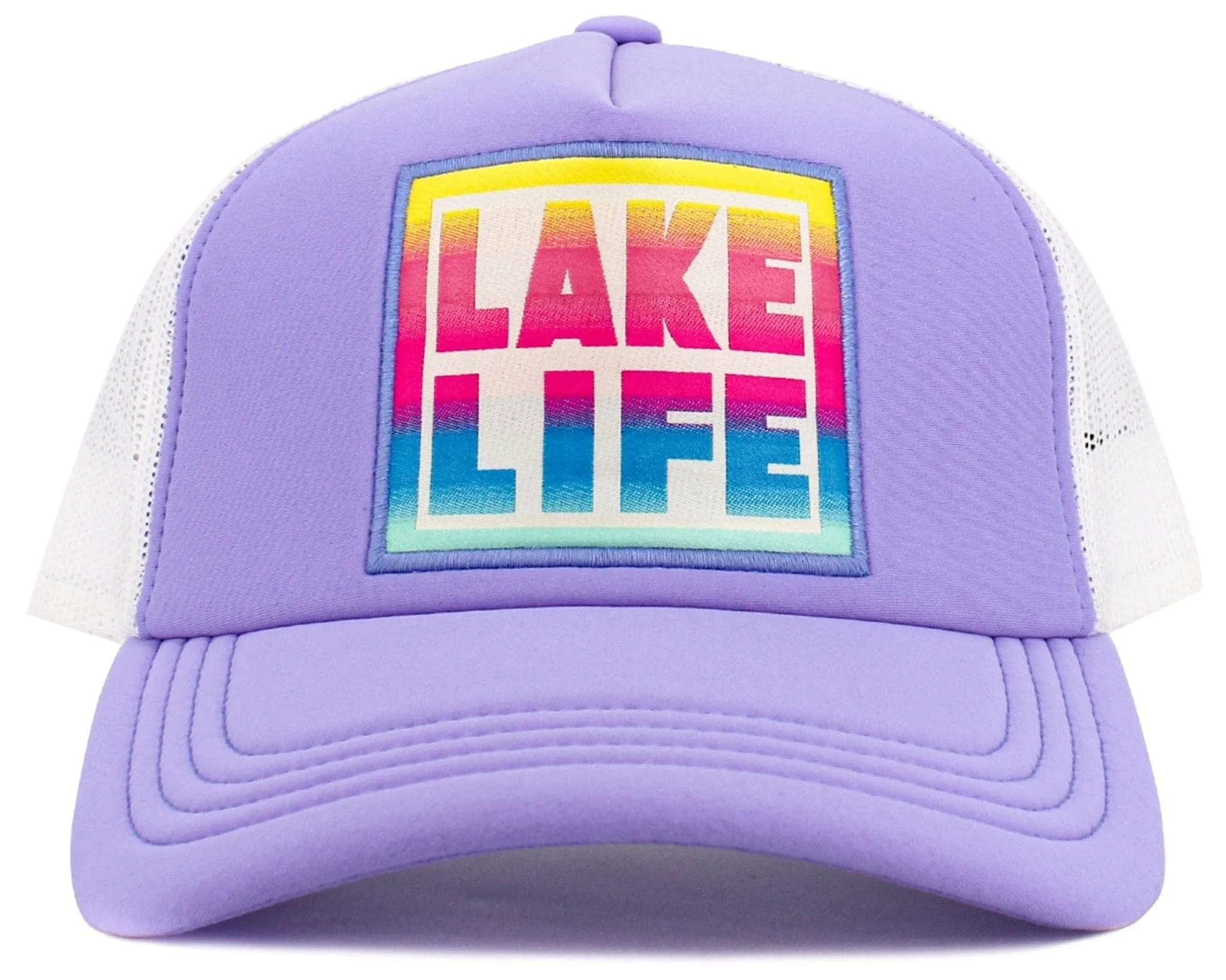 KBV1595 Lake Life Meshback Trucker Cap