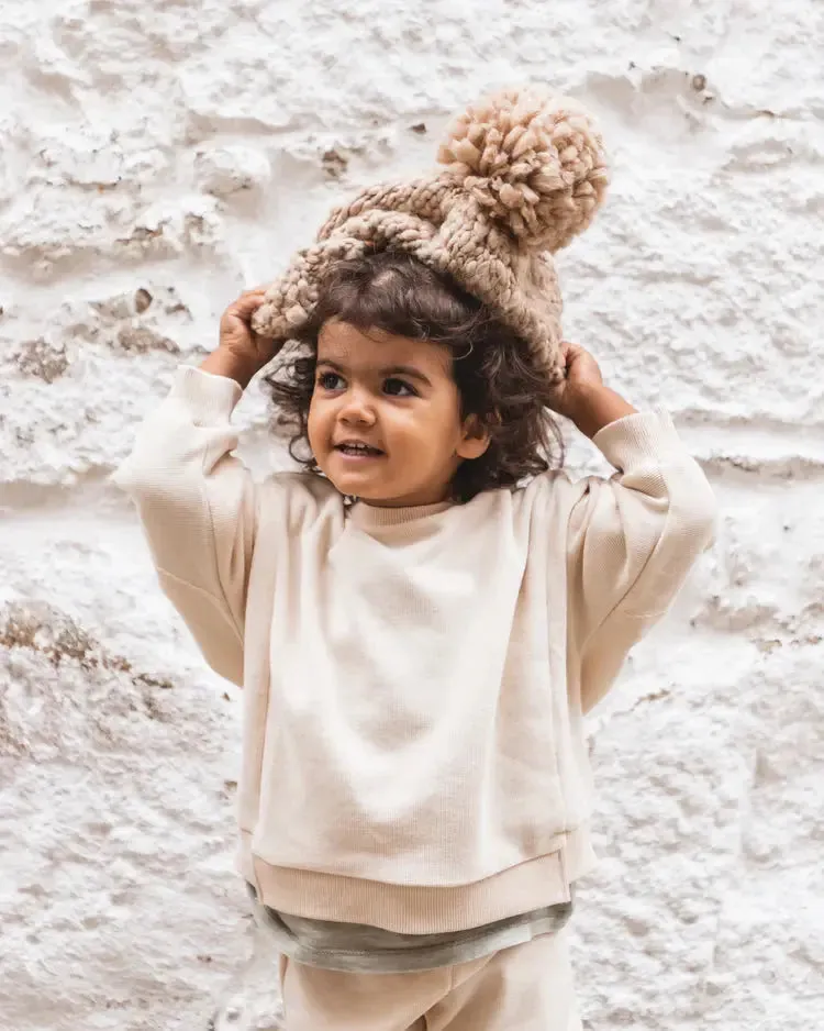 Kids Cooper Tracksuits — Vanilla
