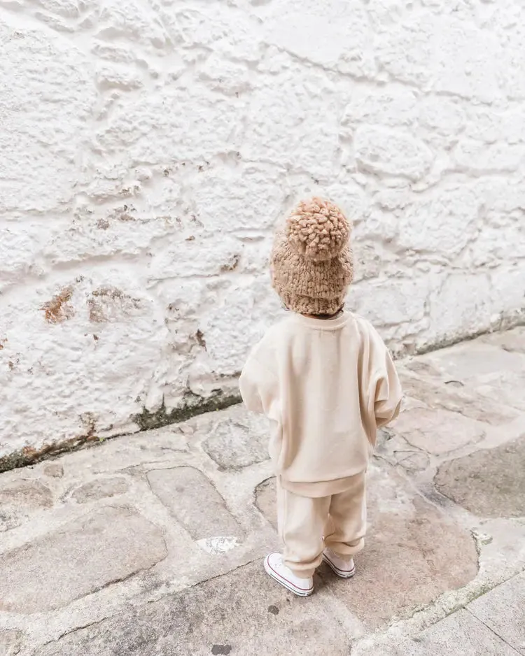 Kids Cooper Tracksuits — Vanilla