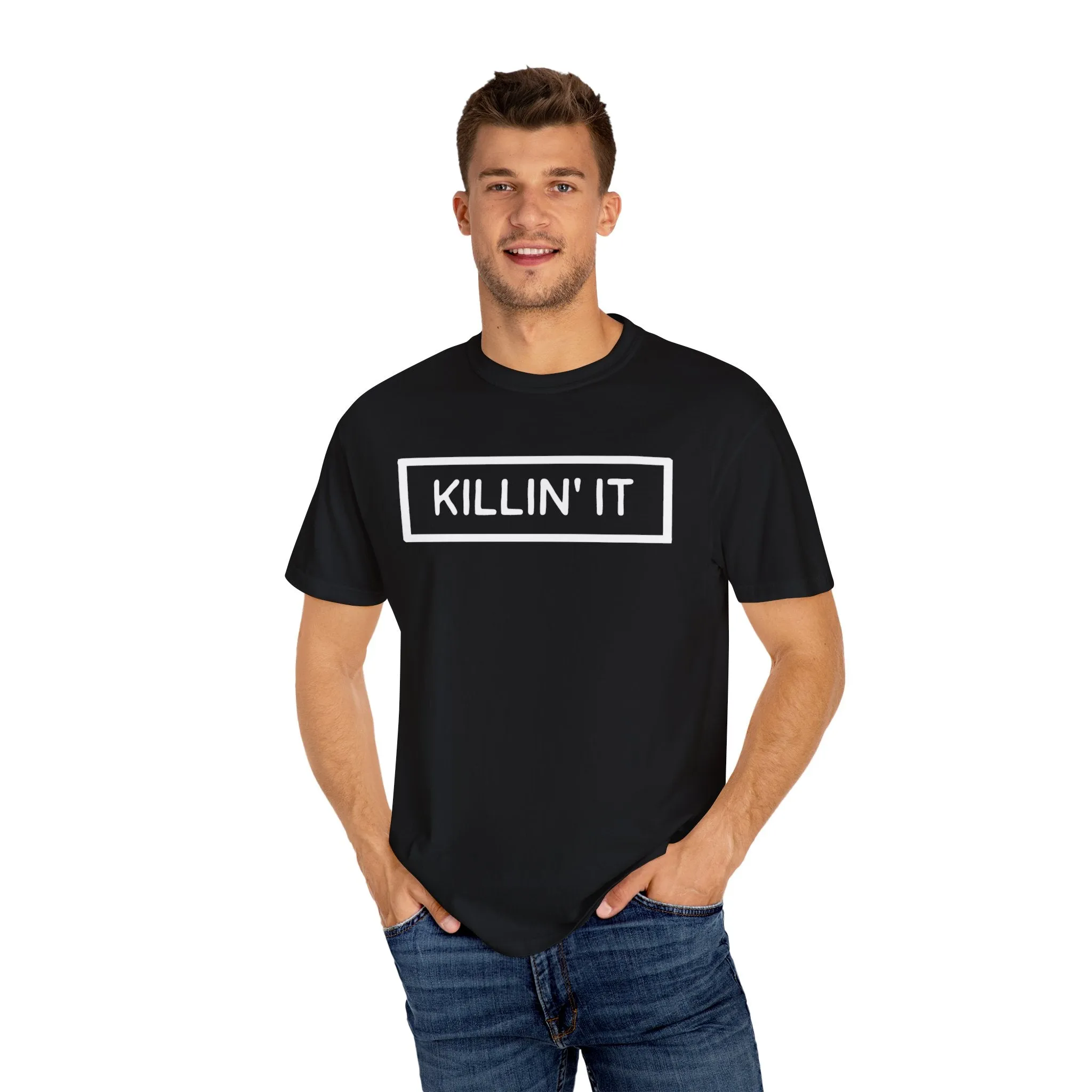 Killin' it shirt, trendy shirt, balck shirt, womesn shirt, confidence shirt, empowerment shirt, gift for women, gift for teen
