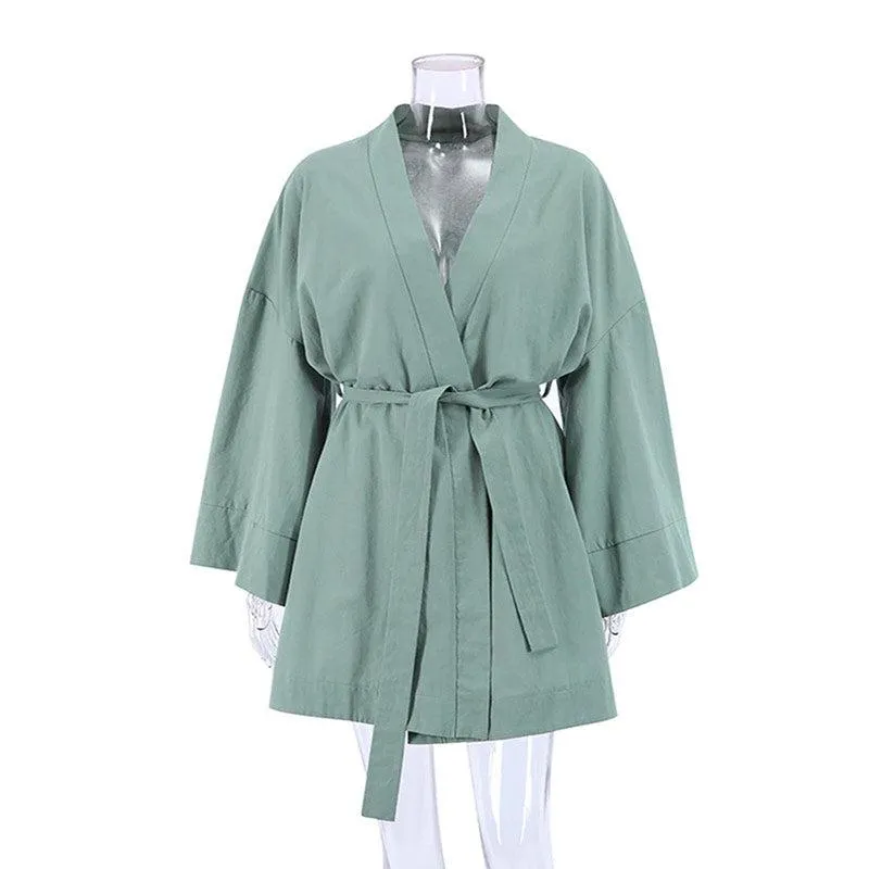 Kimono Peignoir Coton