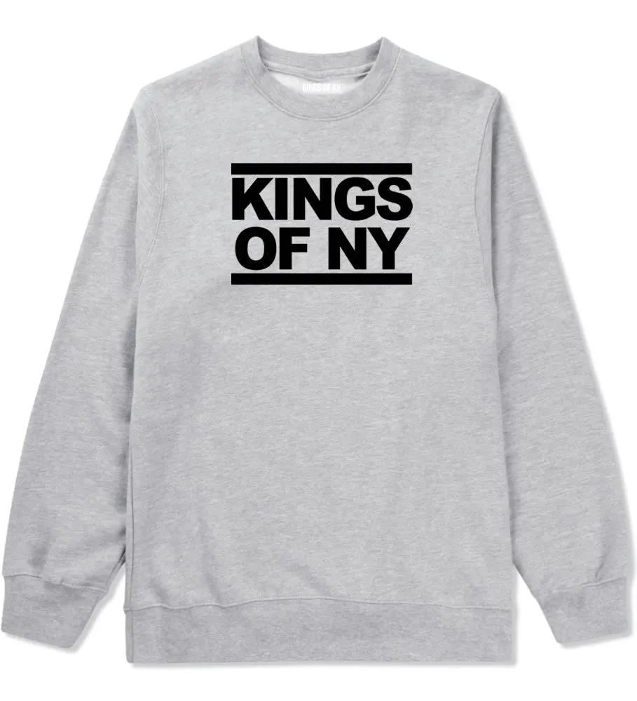 Kings Of NY Run Logo Style Crewneck Sweatshirt