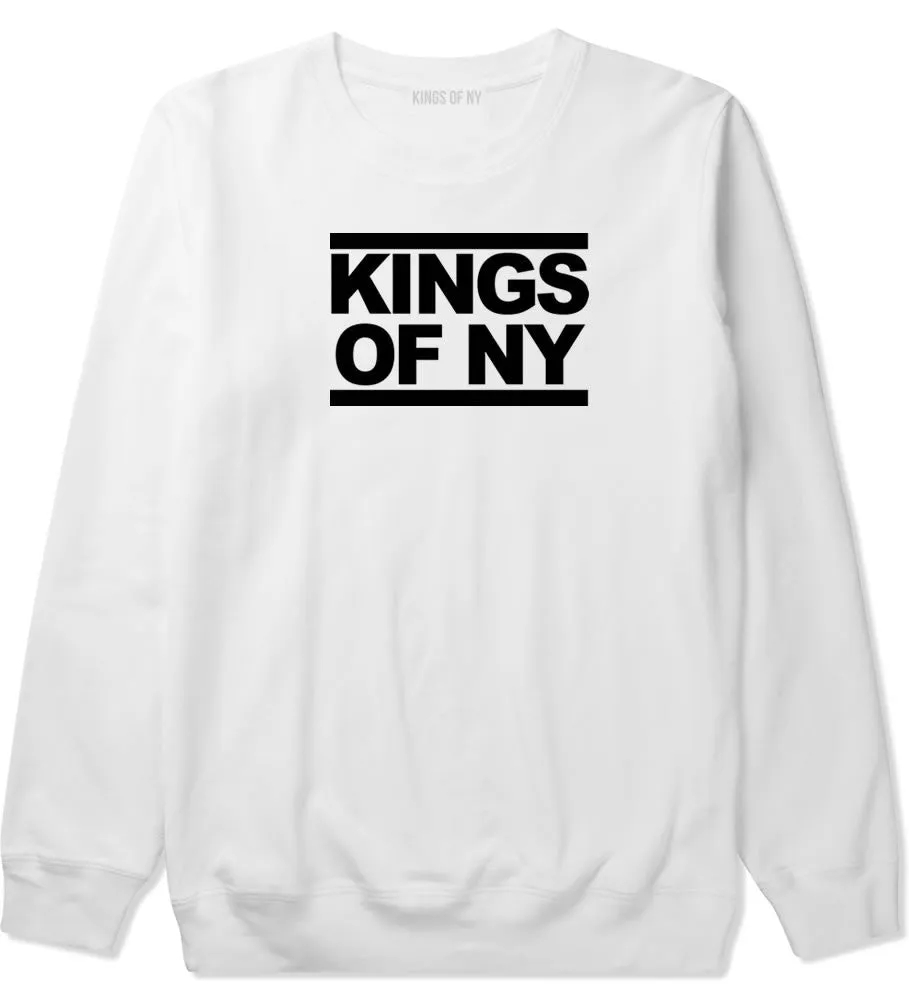 Kings Of NY Run Logo Style Crewneck Sweatshirt