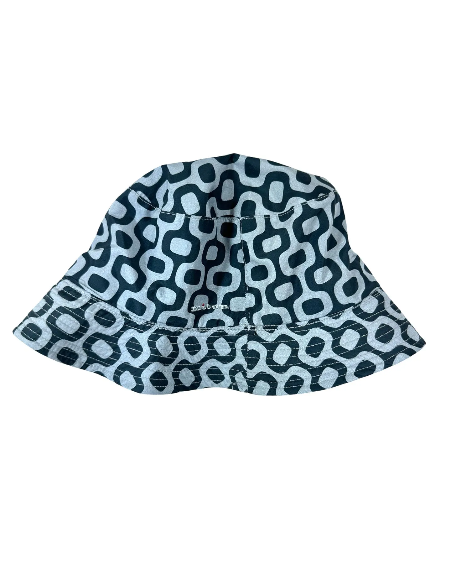 Kiton Bucket Hat Metal Blue Design - L
