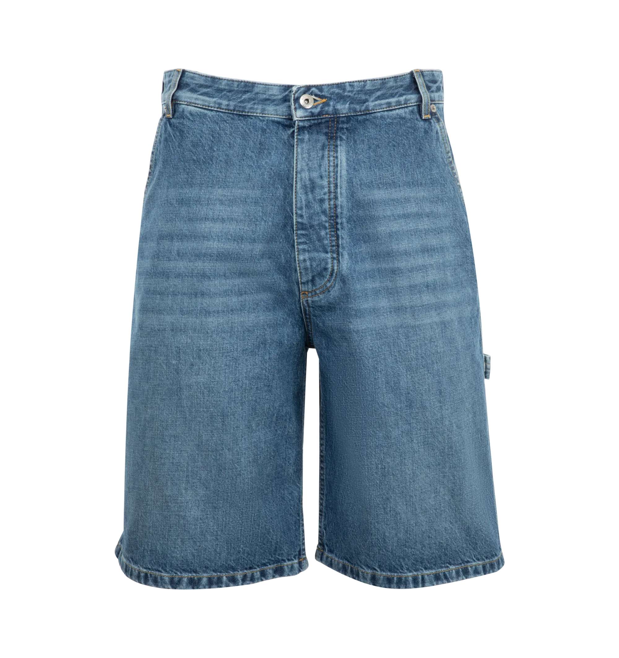 KNEE-LENGTH DENIM SHORTS (MENS)