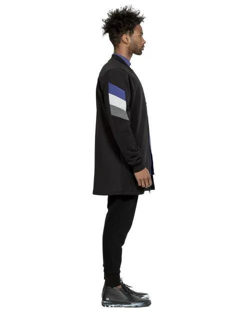 Konus Men's Long Scuba Bomber Jacket in Black