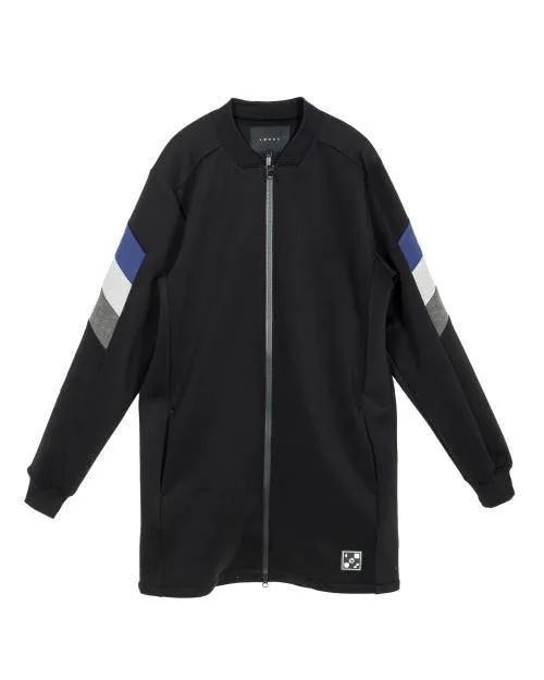 Konus Men's Long Scuba Bomber Jacket in Black