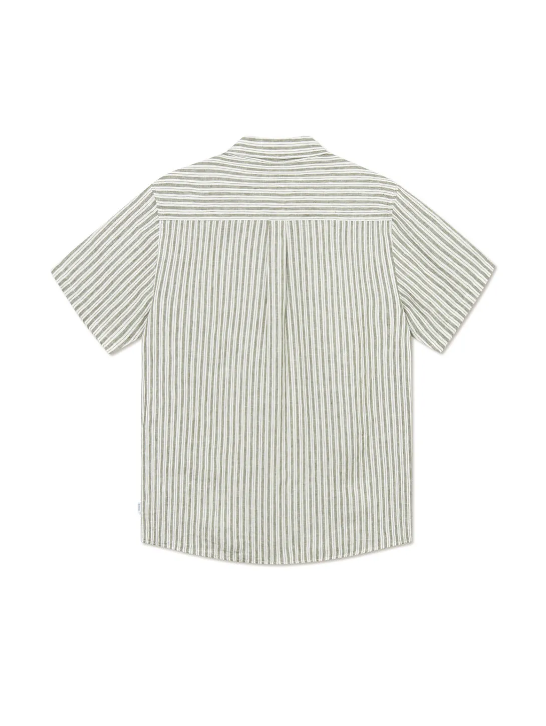 Kris Linen Short Sleeve Shirt - Lichen
