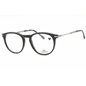 Lacoste Men's Eyeglasses - Black Plastic Full Rim Frame Clear Demo Lens | L2918 001