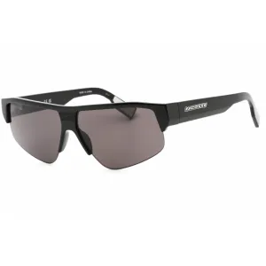 Lacoste Men's Sunglasses - Half Rim Black Plastic Rectangular Frame | L6003S 001