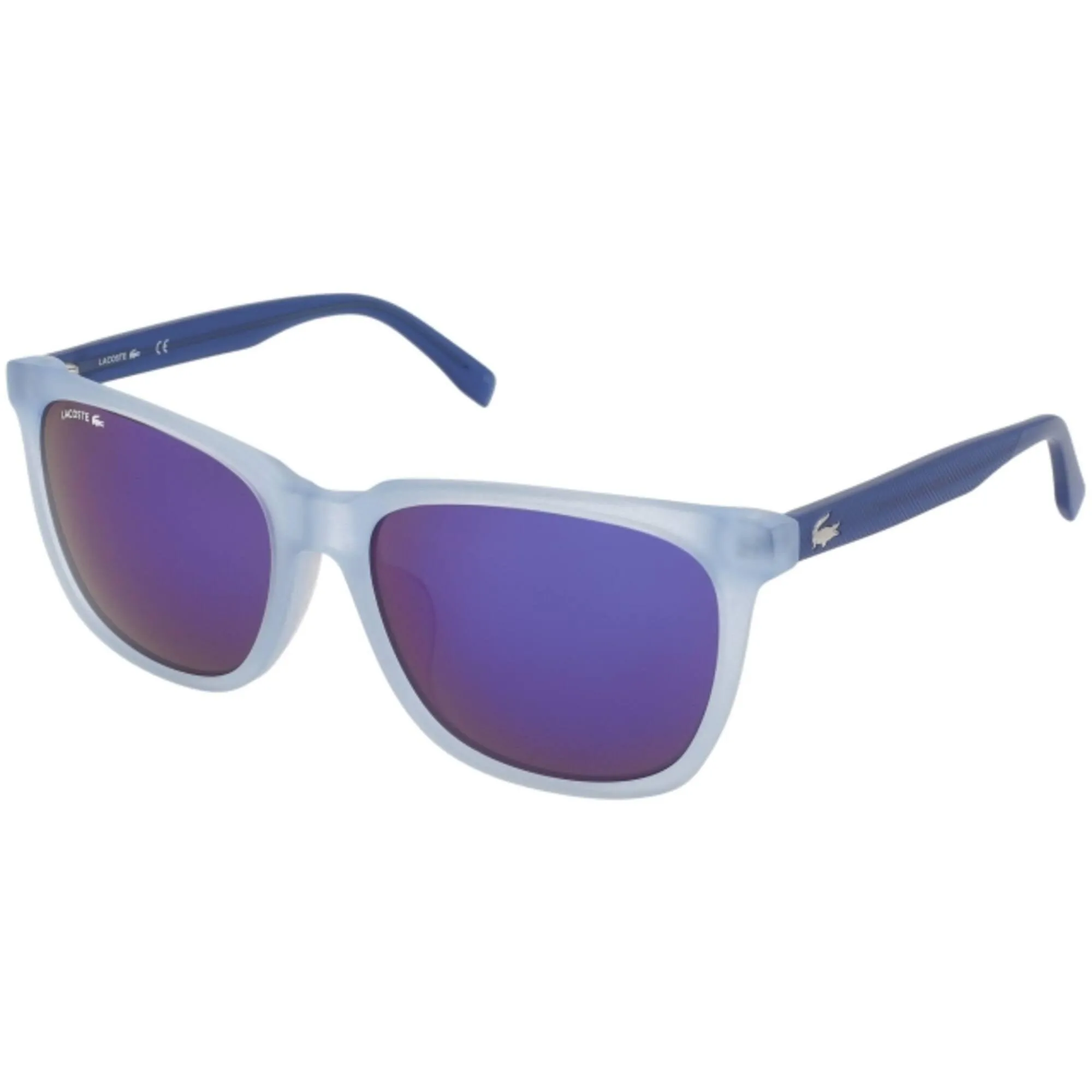 Lacoste Men's Sunglasses - Matt Blue Full Rim Square Frame | LACOSTE L838SA 424