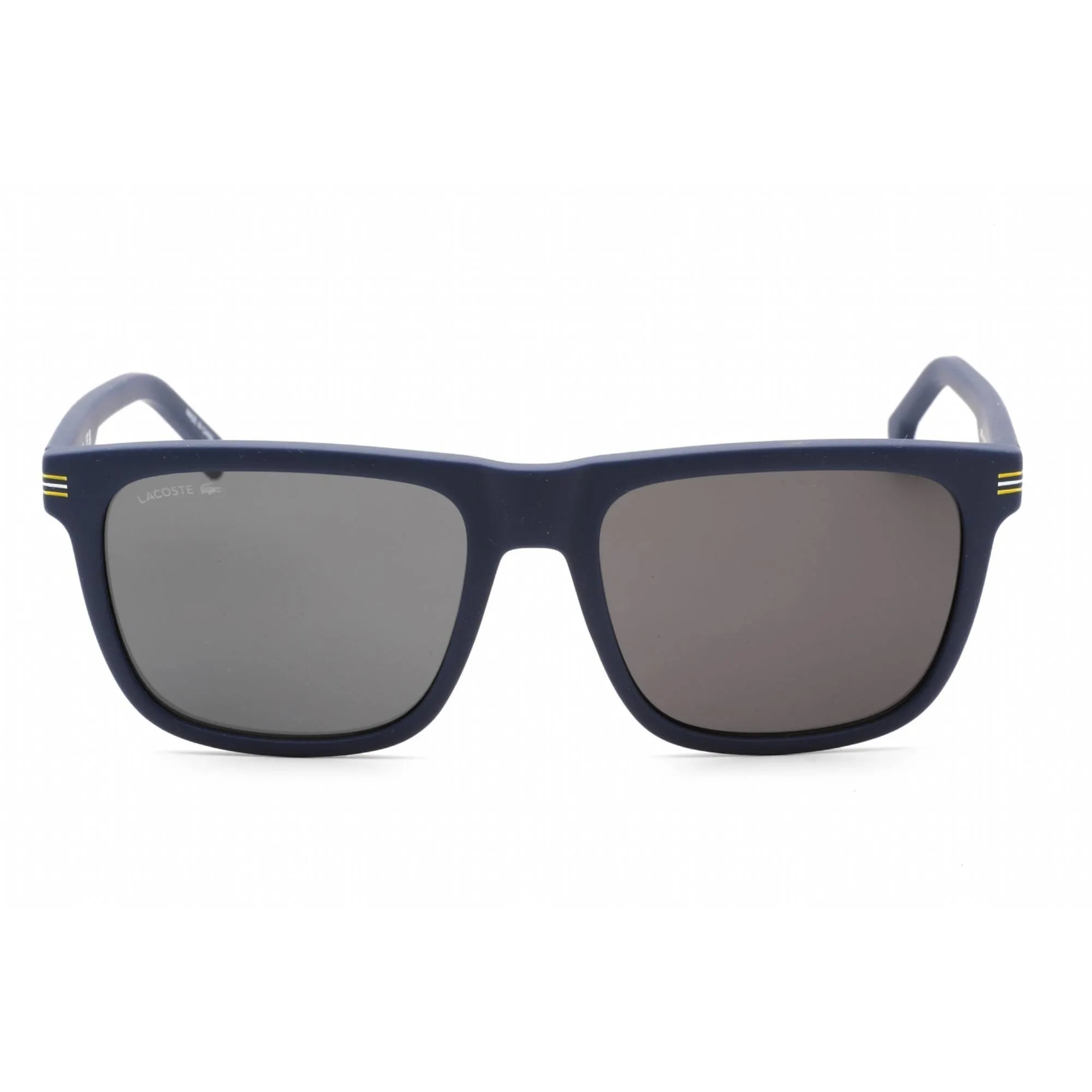 Lacoste Men's Sunglasses - Matte Blue Rectangular Frame Dark Grey Lens | L959S 401