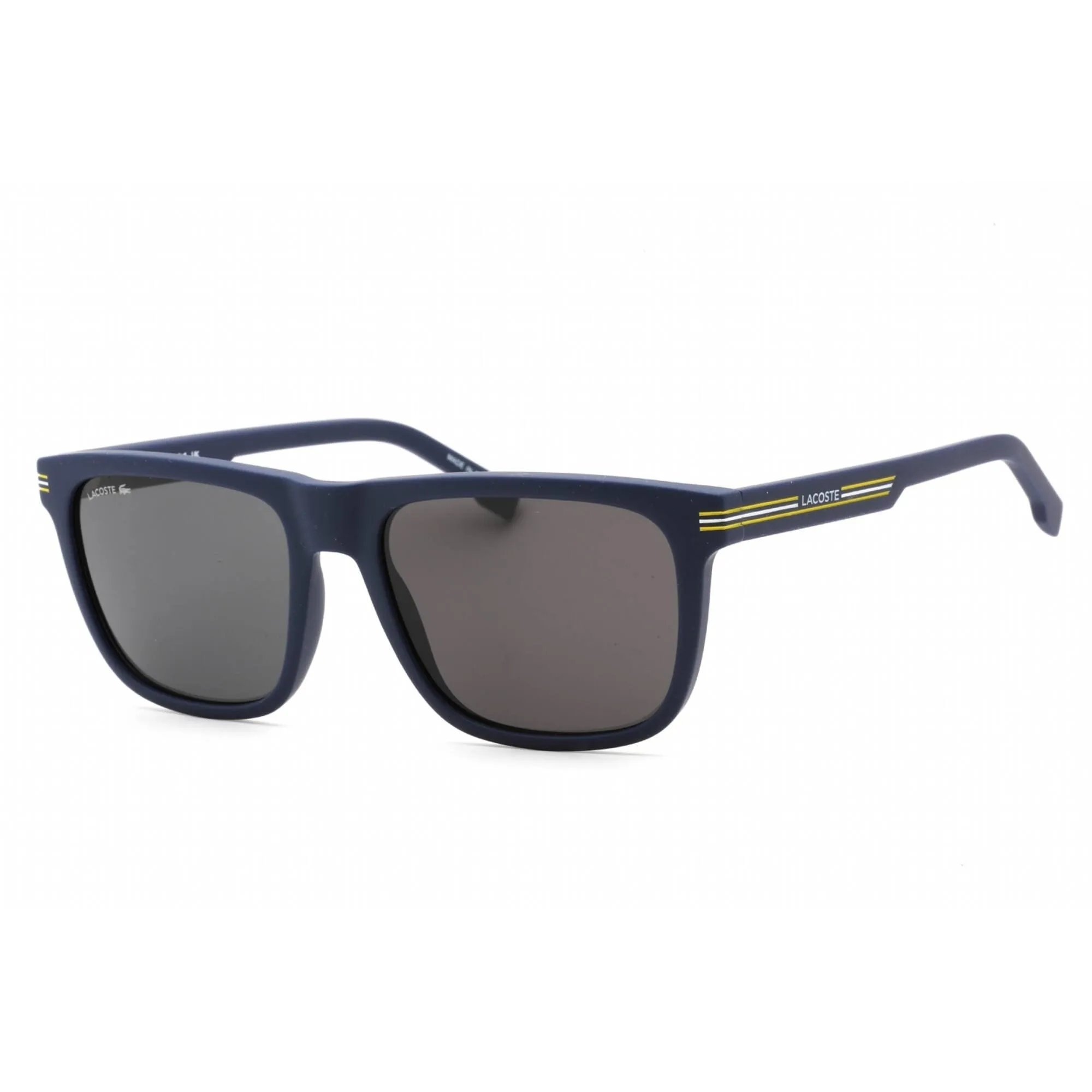 Lacoste Men's Sunglasses - Matte Blue Rectangular Frame Dark Grey Lens | L959S 401
