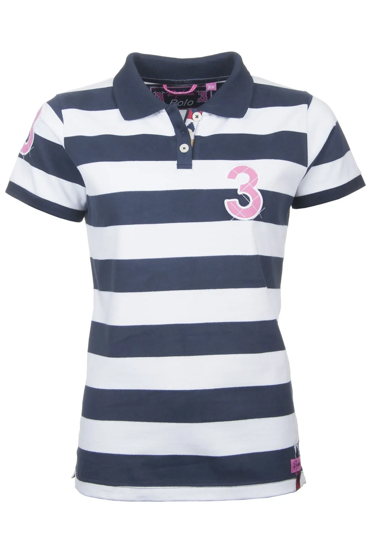 Ladies Etton Broadstripe Polo Shirt