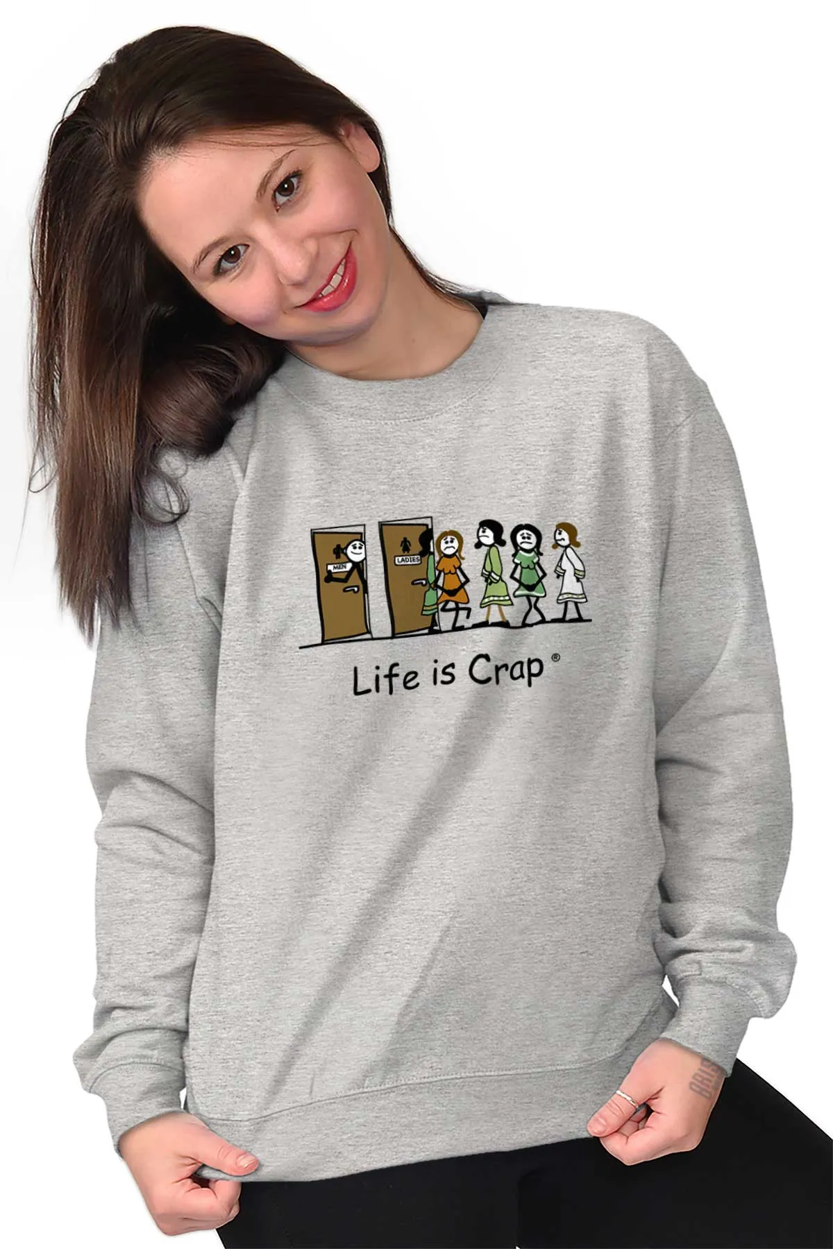 Ladies Line Sweatshirt