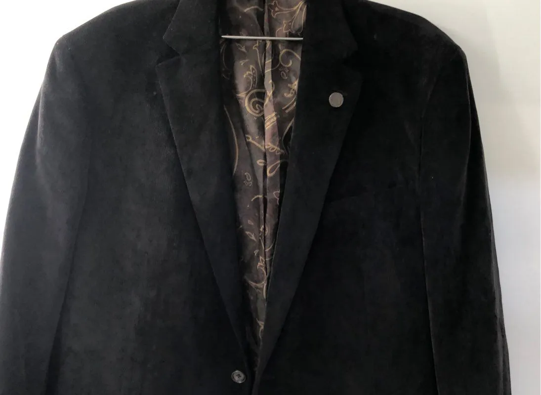 Lauren Ralph Lauren Men's Black Single-Breasted Blazer - Size 44L