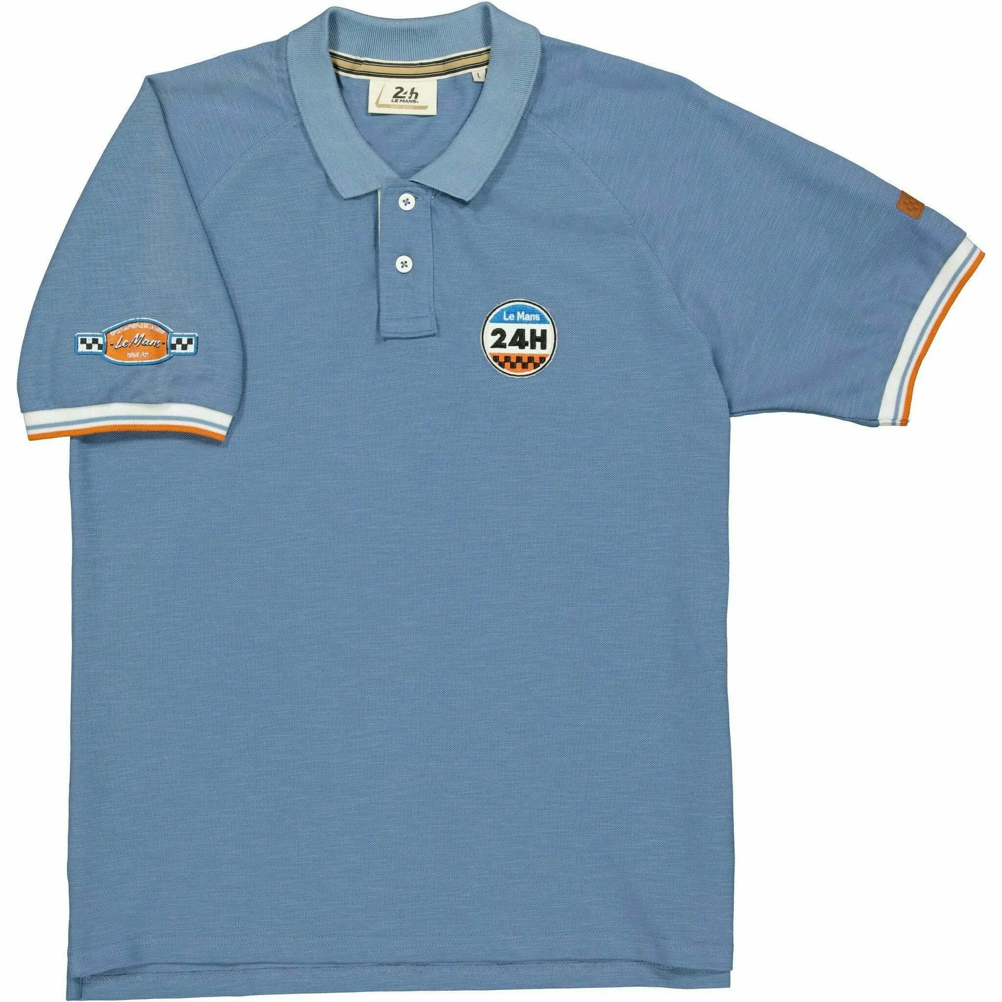 Le Mans 24 Hours Men's Legende Raglan Polo - Cream/Blue
