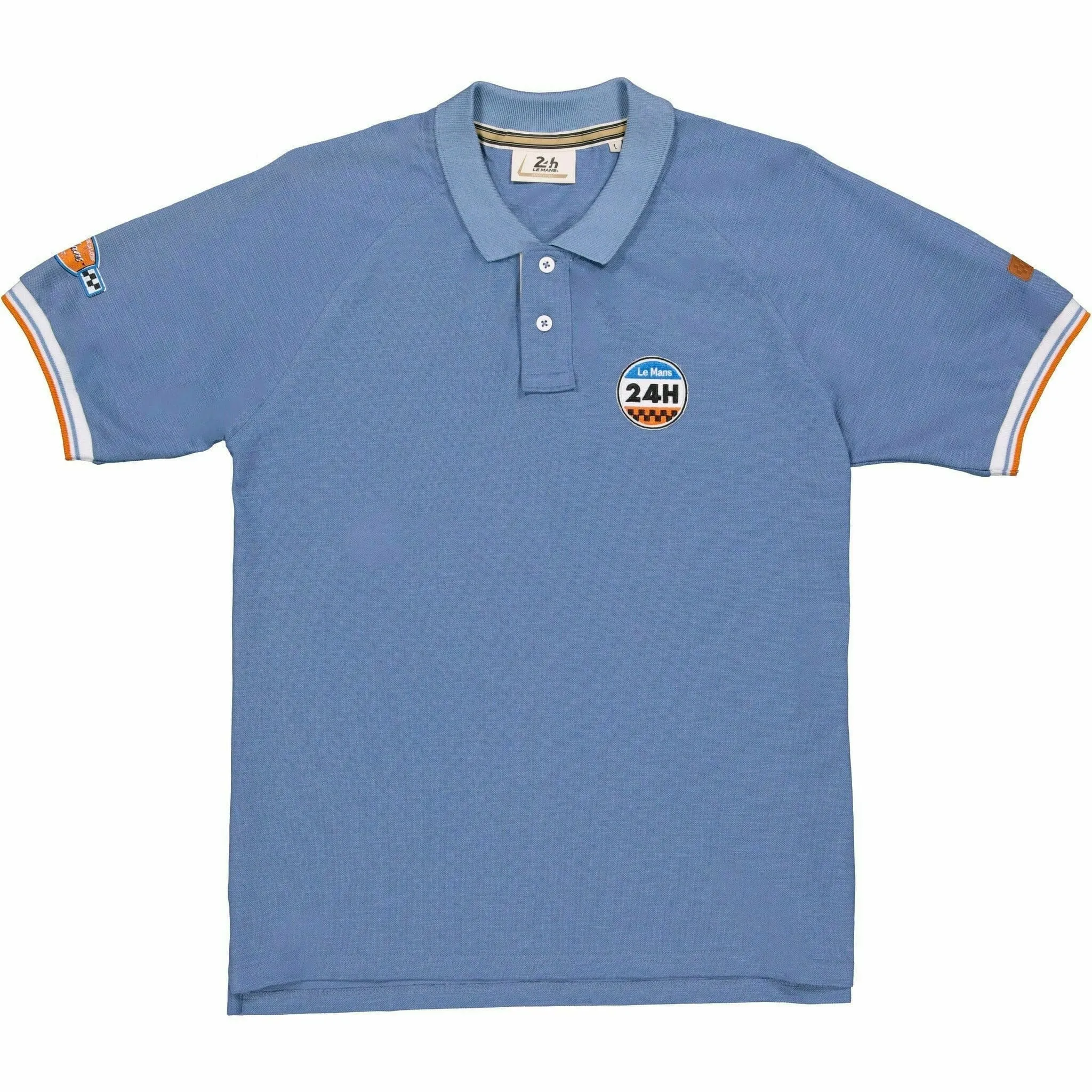 Le Mans 24 Hours Men's Legende Raglan Polo - Cream/Blue