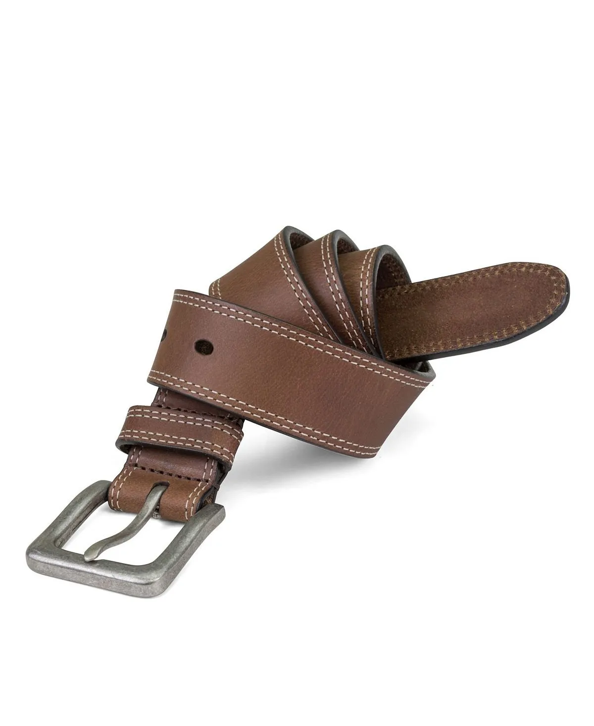Leather boot strap 38 mm Timberland, brown