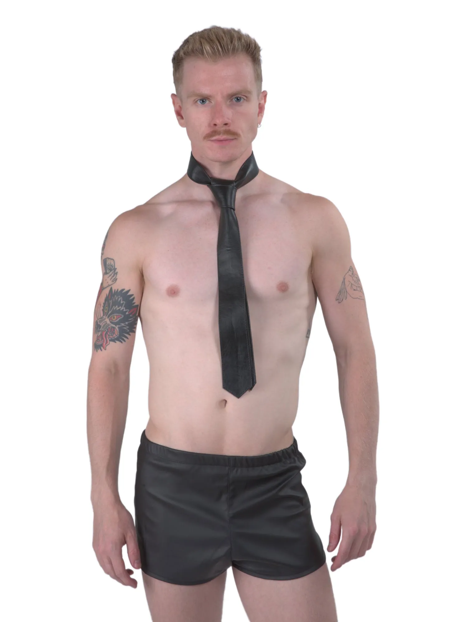 Leatherette Men's Shorts