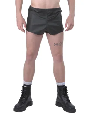 Leatherette Men's Shorts