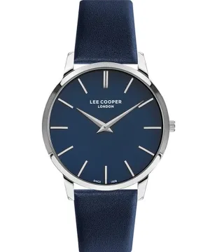 Lee Cooper  Men's Analog Dark Blue Dial Dark Blue Leather Watch, LC07251.399