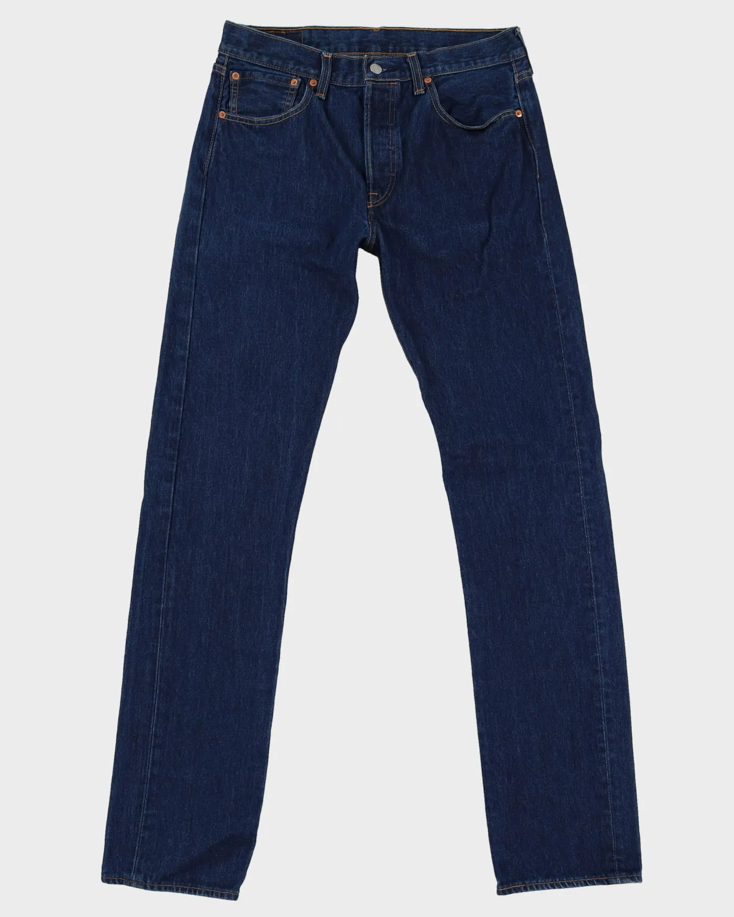 Levi's 501 Blue Dark Wash Jeans - W32 L35