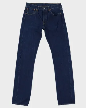 Levi's 501 Blue Dark Wash Jeans - W32 L35
