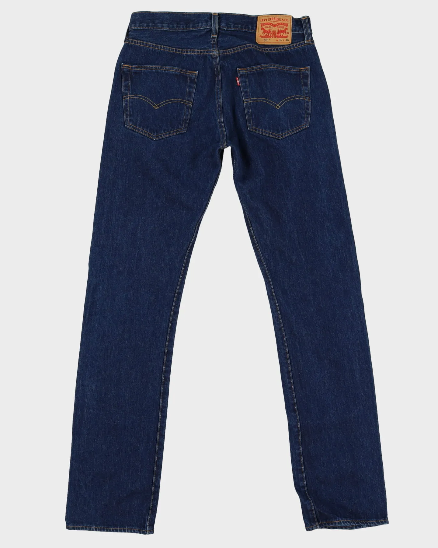 Levi's 501 Blue Dark Wash Jeans - W32 L35