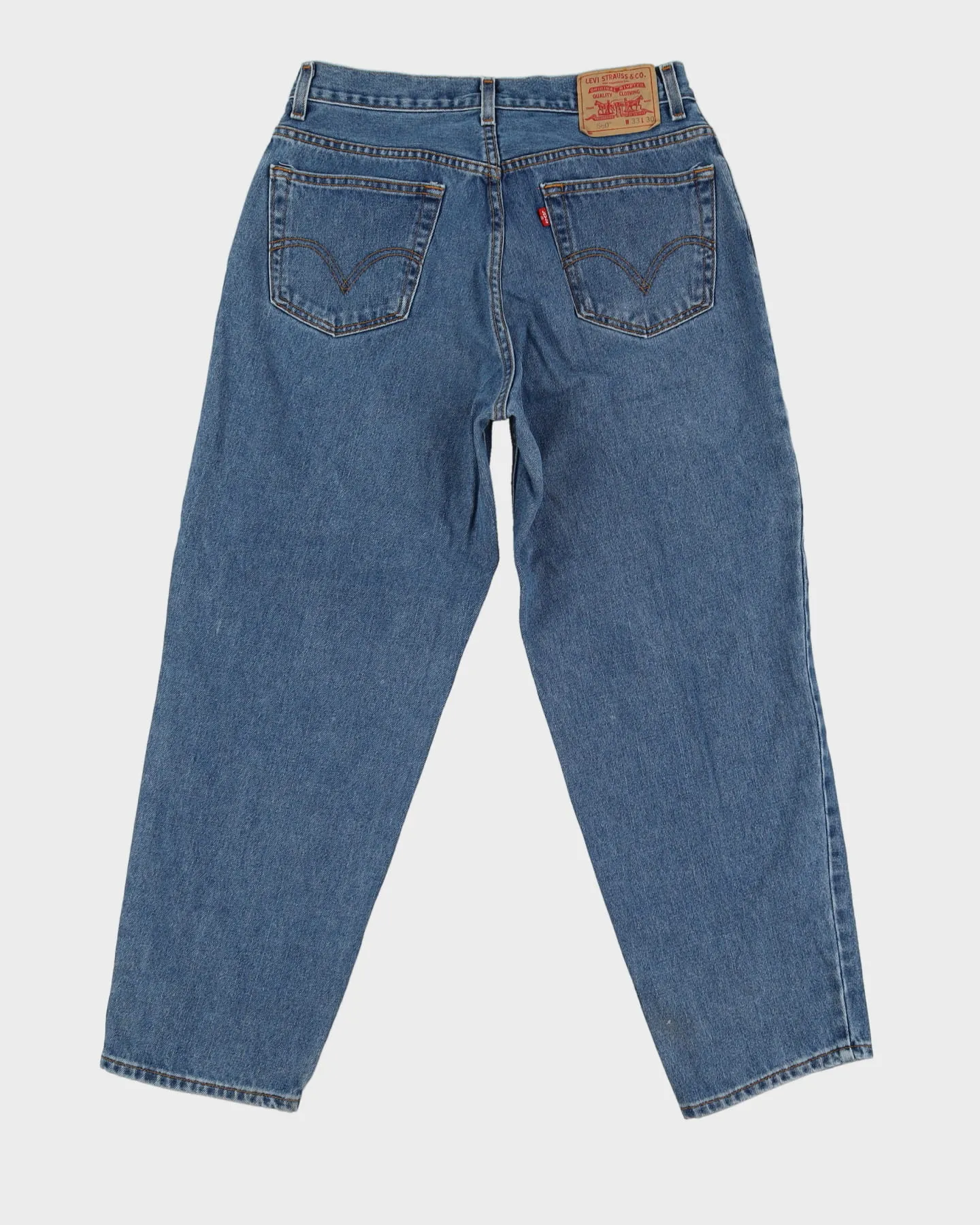 Levi's 550 Comfort Fit Blue Jeans - W33 L28
