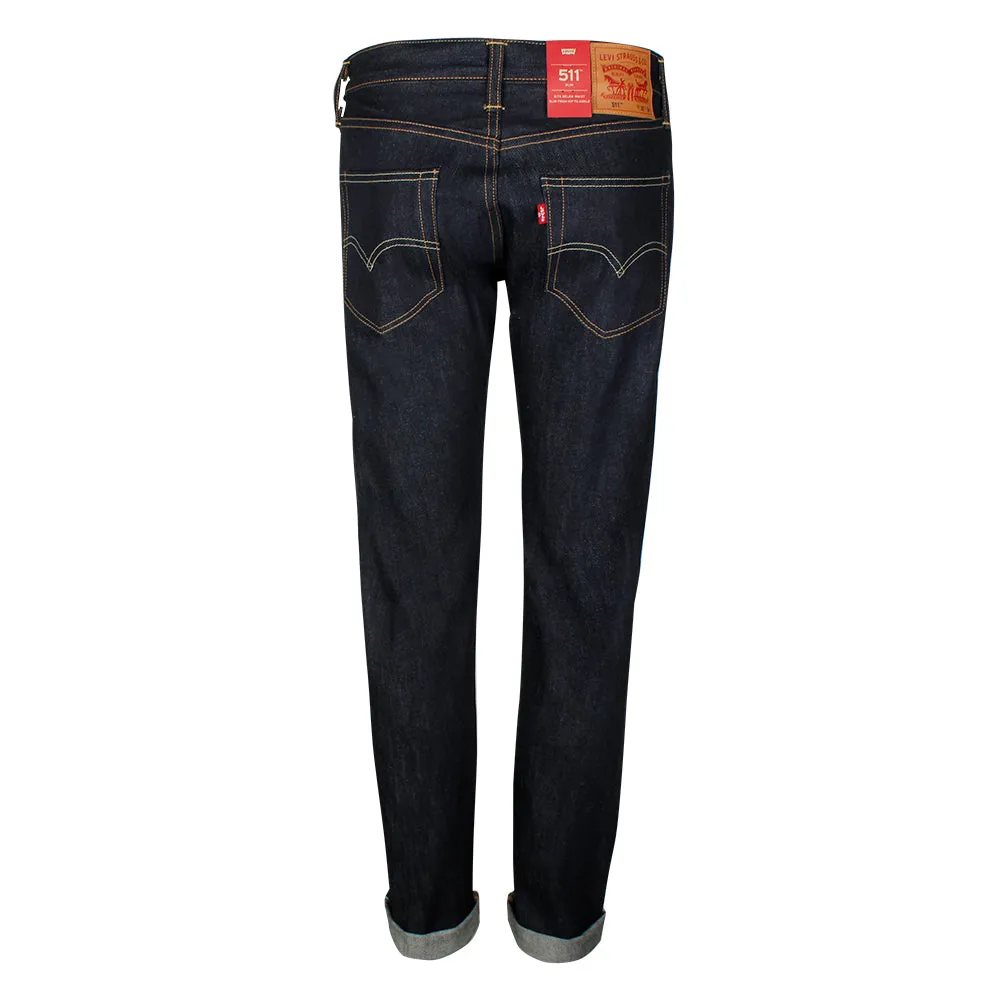 Levis Men's 511 Denim Slim Fit Selvedge Denim Jeans